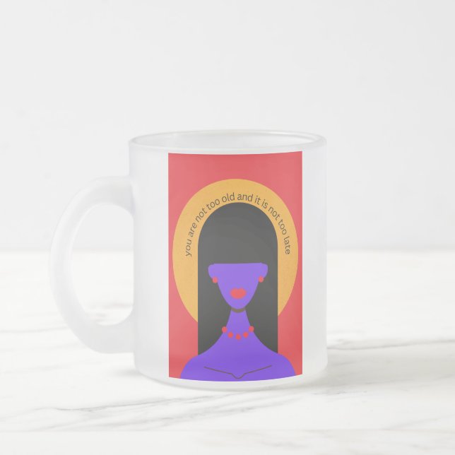 Você não é muito velha, fosco caneca (Esquerda)