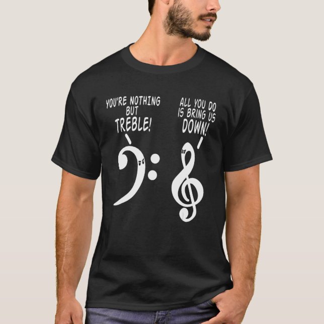 Você Não É Nada Mais Do Que Uma Camiseta De Música (Frente)
