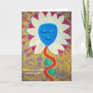 Você não pode esconder o cartão de saudação de bel