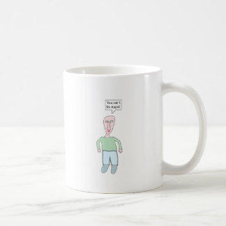 Você não pode fixar a caneca estúpida