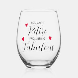 Você não pode se aposentar de um vidro de vinho fa