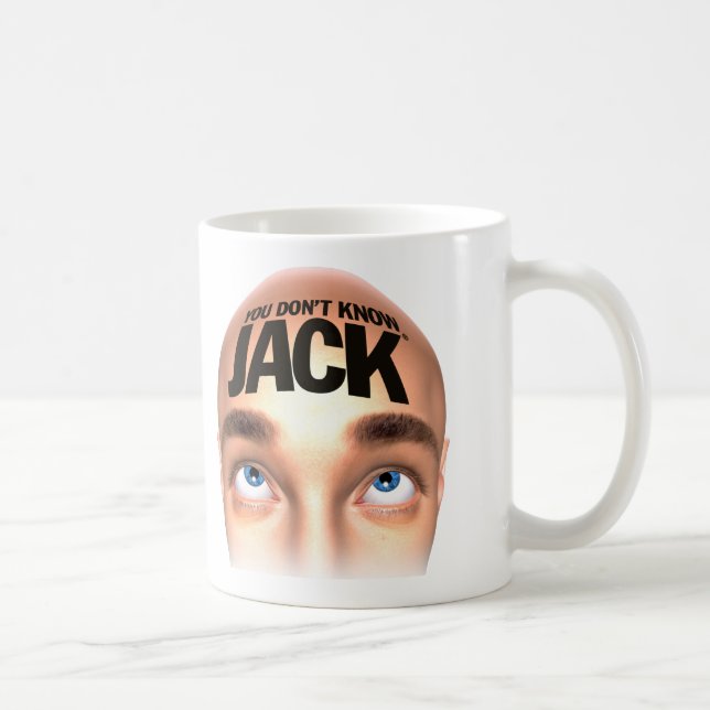 VOCÊ NÃO SABE a caneca do JAQUE (Direita)