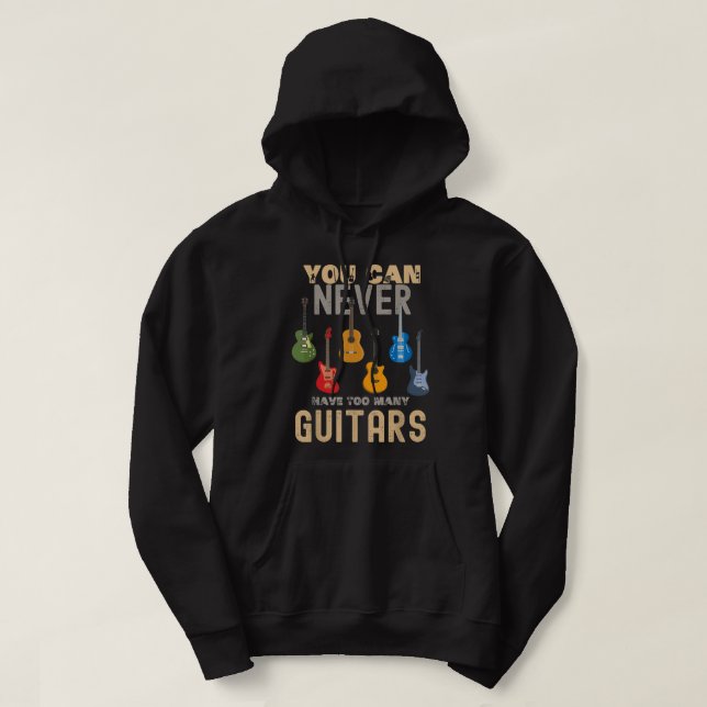 Você Nunca Pode Ter Demais Camisetas de Guitarra M (Frente do Design)