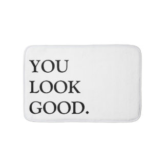 você olha o bom tapete de banho