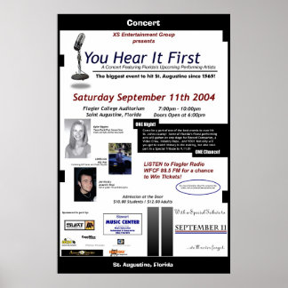 Você Ouve O Primeiro concerto Poster