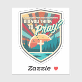 Você pensou em rezar o adesivo "Die Cut"?