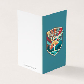 Você pensou em rezar o cartão dobrado?