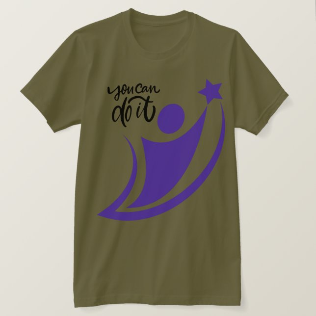 Você Pode Fazê-La Camisa Motivacional - Capacitar  (Frente do Design)