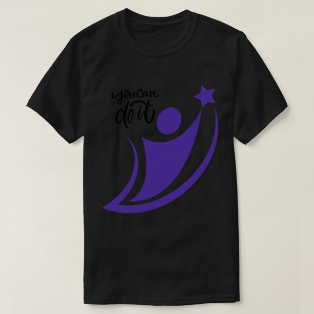 Você Pode Fazê-La Camisa Motivacional - Capacitar  (Frente do Design)