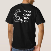 Você Pode Fazer Isso Fitness Motivação Camiseta de