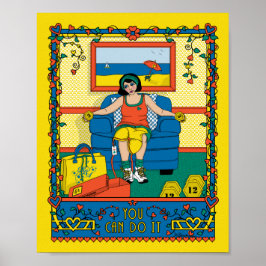 Você pode fazer o Poster It_B_8x10