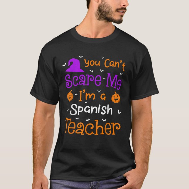 Você Pode Me Assustar Camisa Engraçada Professora  (Frente)