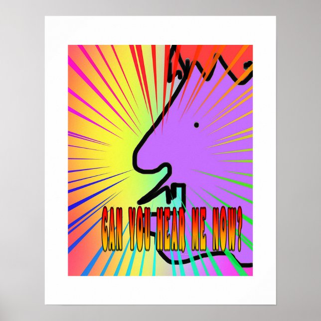 Você Pode Me Ouvir Agora Poster + Mat? (Frente)