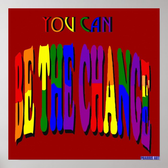 Você pode ser o Poster de mudança (Frente)