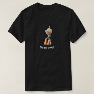 Você quer? Camiseta Básica Preta Unisexo