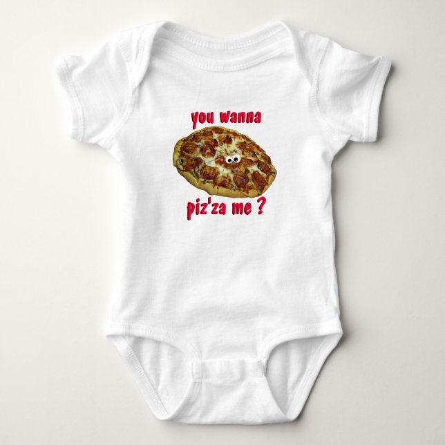 "você quer-me ao piz'za?" camisa cómico da paródia (Frente)