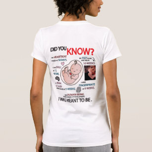 "Você Sabia?" Camiseta de informações sobre vida ú