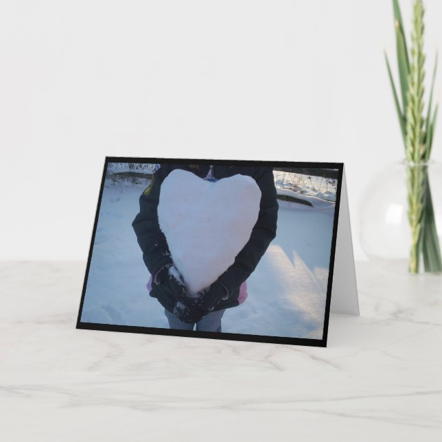 Você segura meu cartão de coração (Frente)