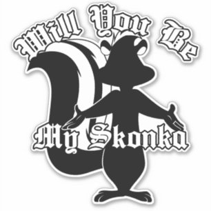 Você será meu adesivo decal da Skonka?