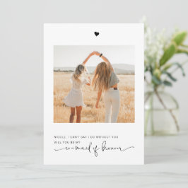 Você Será Meu Cartão com fotos De Madrinha de casa