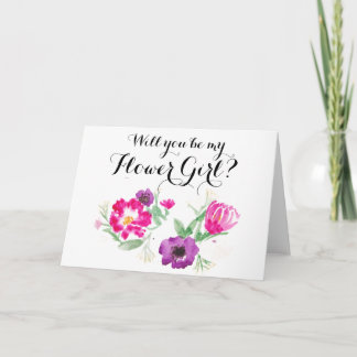 Você será meu cartão de Menina das Flores
