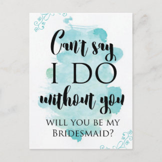 Você será meu cartão de pergunta da dama de honra?