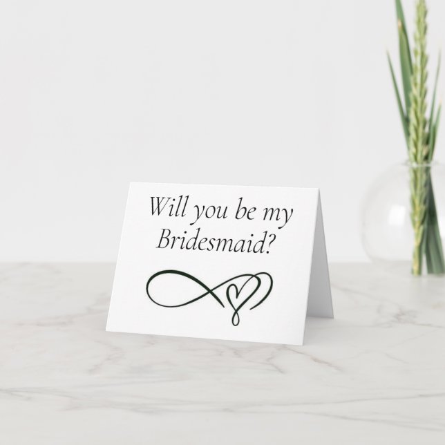 Você será meu cartão de proposta da Bridesmaid? (Frente)