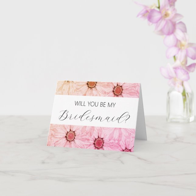 Você será meu cartão de proposta da Bridesmaid? (Orquídea)