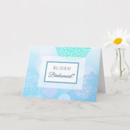 Você será meu cartão de proposta da Bridesmaid?