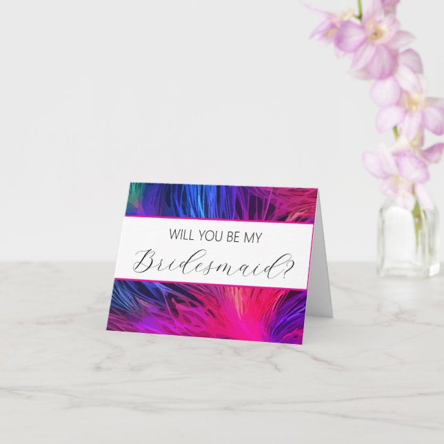 Você será meu cartão de proposta da Bridesmaid? (Orquídea)