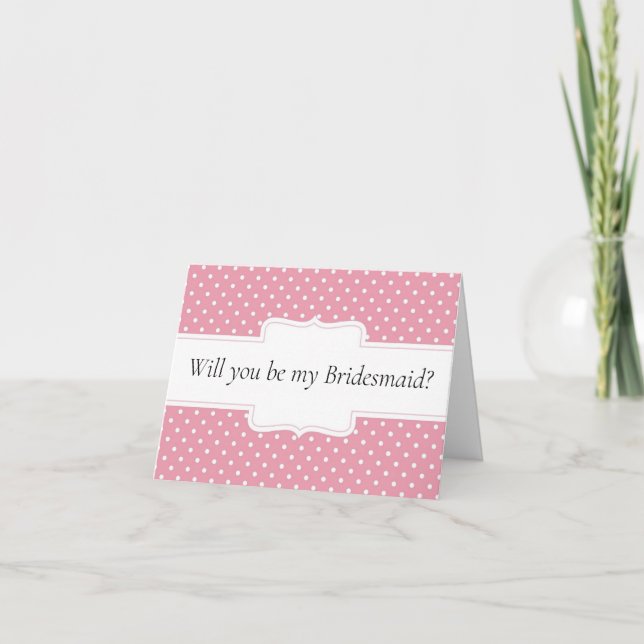 Você será meu cartão de proposta da Bridesmaid? (Frente)