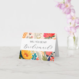 Você será meu cartão de proposta da Bridesmaid?