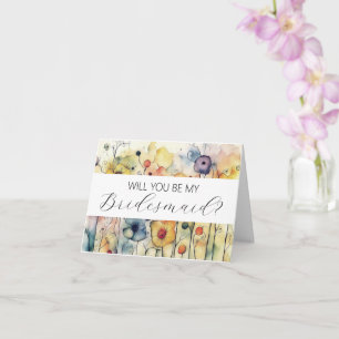 Você será meu cartão de proposta da Bridesmaid?