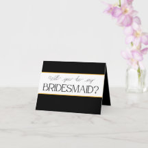 Você será meu cartão de proposta da Bridesmaid?