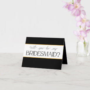 Você será meu cartão de proposta da Bridesmaid?