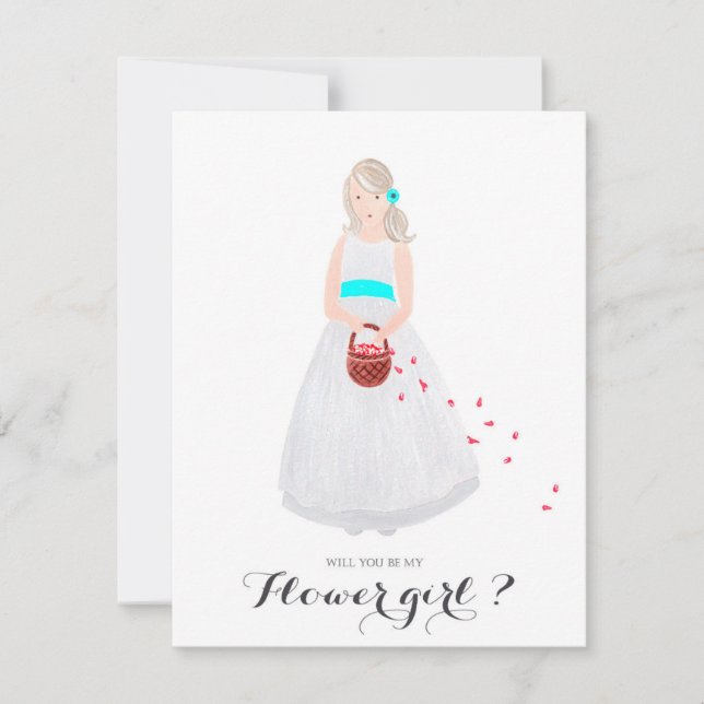 Você será meu cartão personalizado de florista? (Frente)