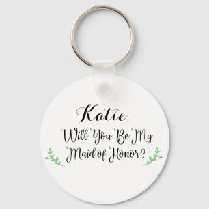 Você será meu chaveiro personalizado madrinha de