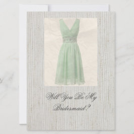 Você Será Meu Convite Verde Para A Porta-Voz Vinta