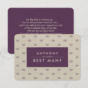 Você será meu padrinho? Convites Personalizados