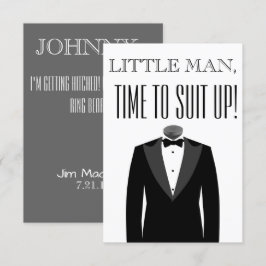 Você Será Meu Portador de Aliança Convite de Propo