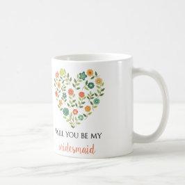 Você será minha caneca de café da dama de honra
