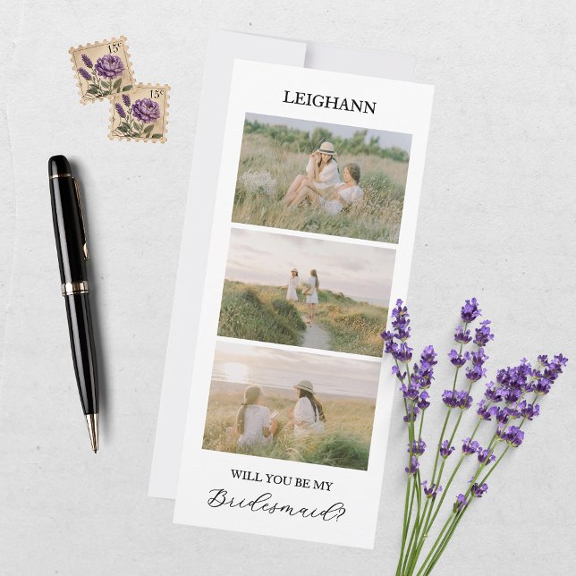 Você Será Minha Dama de Honra? Cartão de Proposta  (Criador carregado)