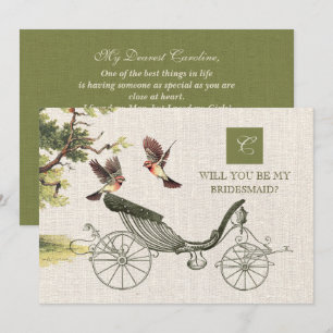 Você será minha dona de casa? Cartões de Convit