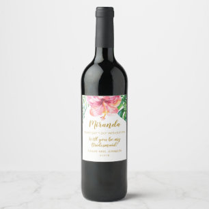 Você será minha… etiqueta do saco ou do vinho