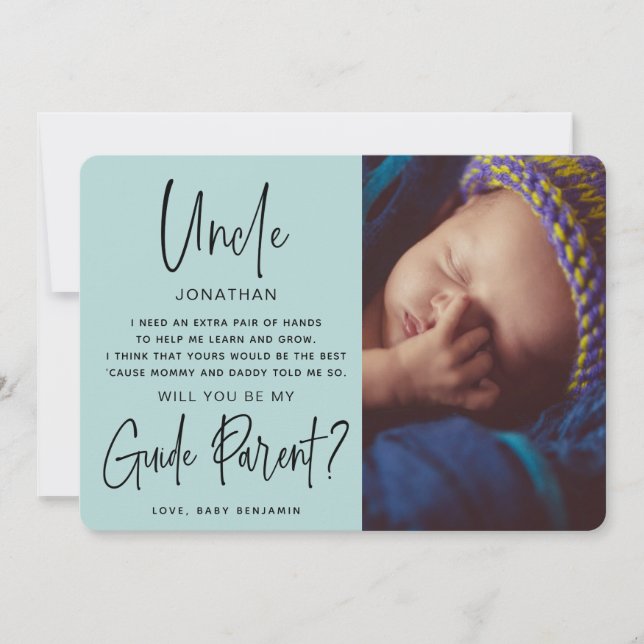 Você será minha foto-pai do guia? (Frente)