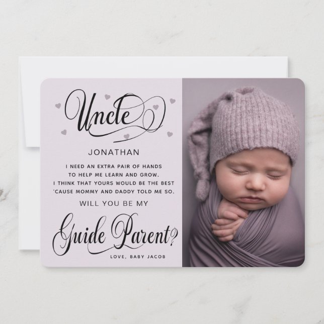 Você será minha foto-pai do guia? (Frente)