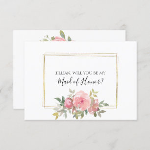 Você Será Minha Madrinha de casamento Lush Blush P