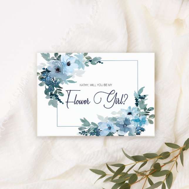 Você Será Minha Menina das Flores Rosas Azuis Mode (Criador carregado)