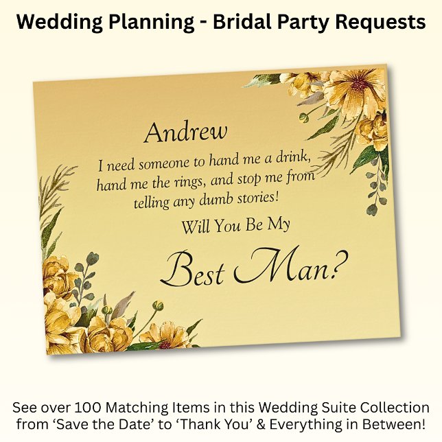 Você Será O Meu Melhor Homem? Ouro Amarelo (Criador carregado)