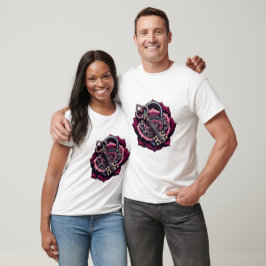 Você Tem a Chave do Meu Coração Camiseta Rose Lock